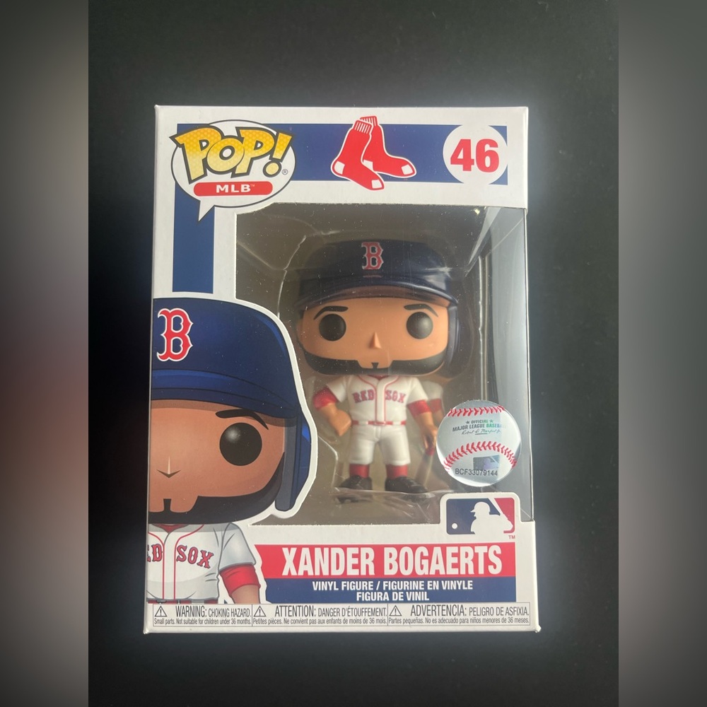 Funko Pop! MLB XANDER BOGAERTS #46 Boston Red Sox